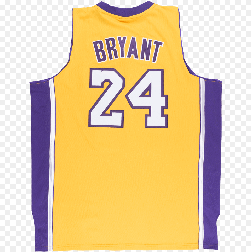 Adidas Los Angeles Lakers Kobe Bryant 24 Jersey Xlt Lakers Jersey, Clothing, Shirt, Person Free Png Download