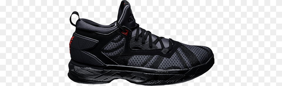Adidas Mens D Lillard 2 Basketball Trainers Damian Lillard 2 Shark Black, Clothing, Footwear, Shoe, Sneaker Free Png