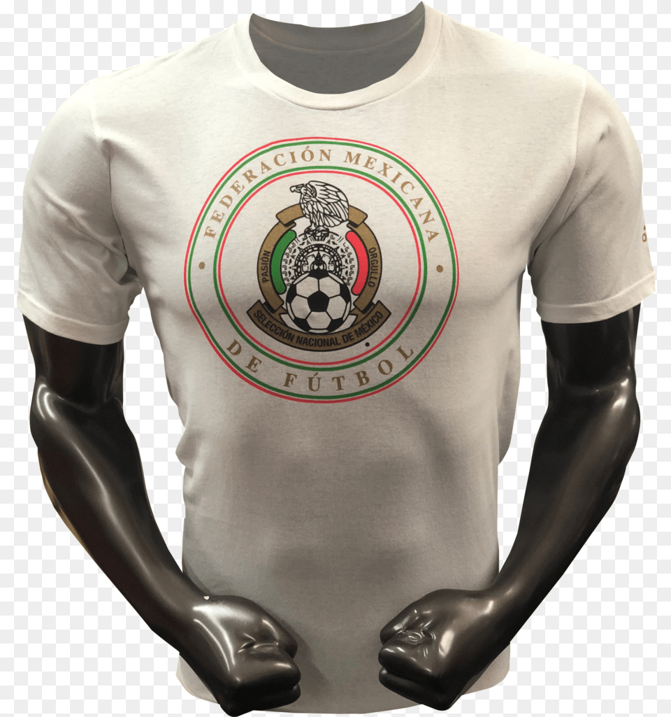 Adidas Mexico Federacion Circle Logo T Shirt U2013 Thecoliseum Natural Rubber, Clothing, T-shirt Free Png Download