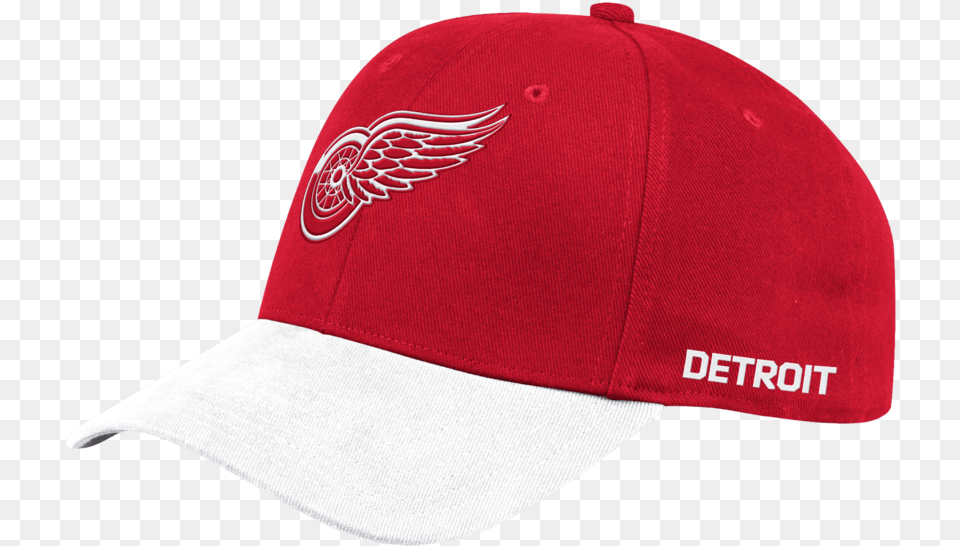 Adidas Nhl Coach Flex Cap Detroit Red For Baseball, Baseball Cap, Clothing, Hat Png Image