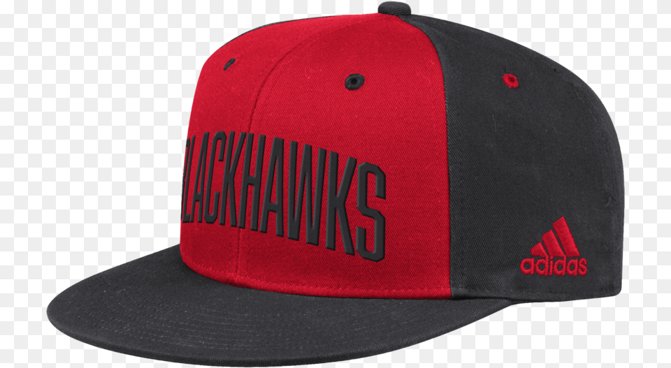 Adidas Nhl Flat Brim Snapback Cap Chicago Blackhawks S19 Lippis Baseball Cap, Baseball Cap, Clothing, Hat Png Image