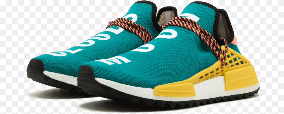 Adidas Nmd Human Race Tr Sun Glowclass Adidas X Pharrell Williams Nmd Human Race, Clothing, Footwear, Shoe, Sneaker Png