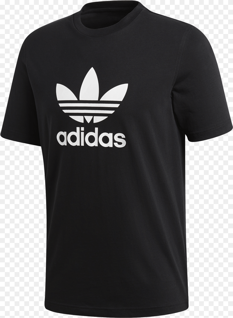 Adidas Originals Trefoil Tee Black Teen Suicide Band Shirt, Clothing, T-shirt Png Image