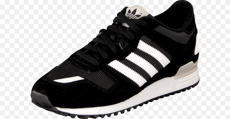 Adidas Originals Zx 700 Core Black 16 Mens Leather Adidas Black Sole, Clothing, Footwear, Shoe, Sneaker Png Image