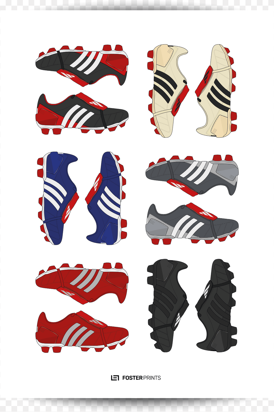 Adidas Predator Mania Collection Beckham Foster Prints, Clothing, Footwear, Shoe, Sneaker Free Transparent Png