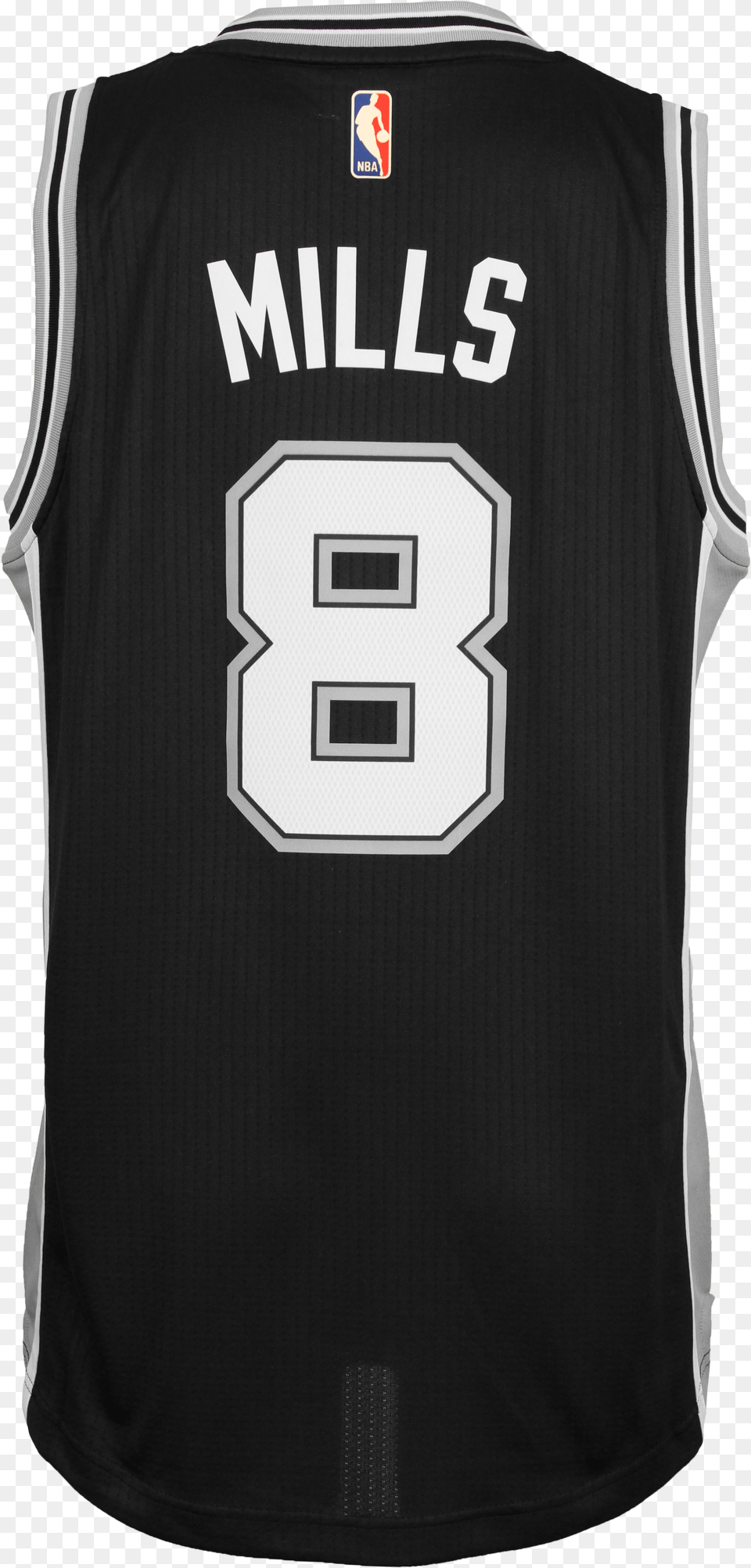 Adidas San Antonio Spurs Patrick Mills Men39s Road Swingman Sports Jersey Png Image