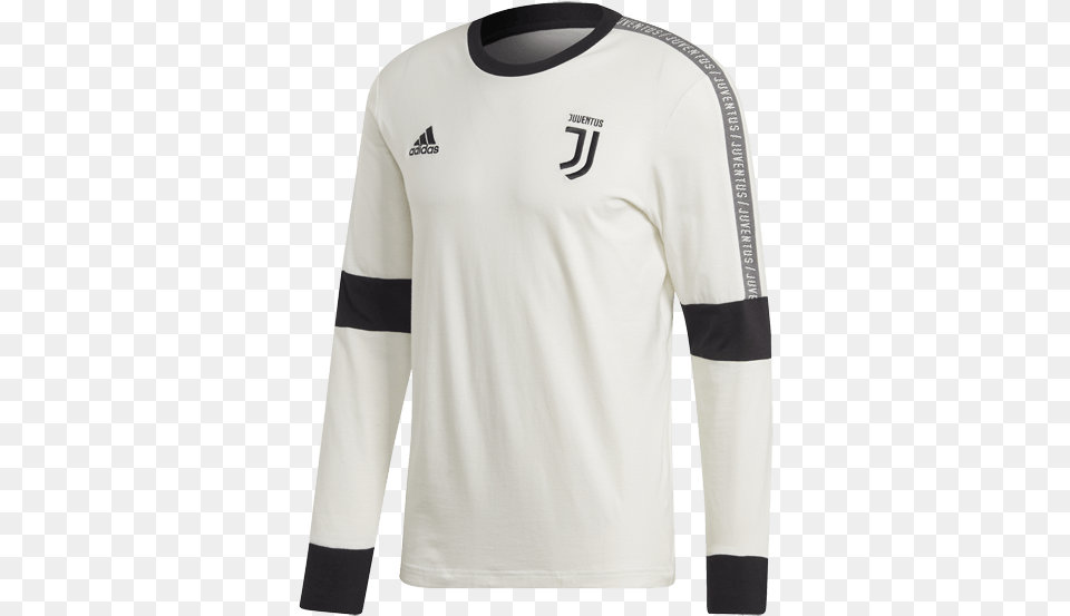 Adidas Season Juventus Ls Adults Tee Juventus, Clothing, Long Sleeve, Shirt, Sleeve Free Png Download