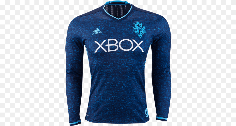 Adidas Seattle Sounders Third Long Sleeve Jersey Adidas Seattle Sounders Long Sleeve Authentic Home, Clothing, Long Sleeve, Shirt, Adult Png