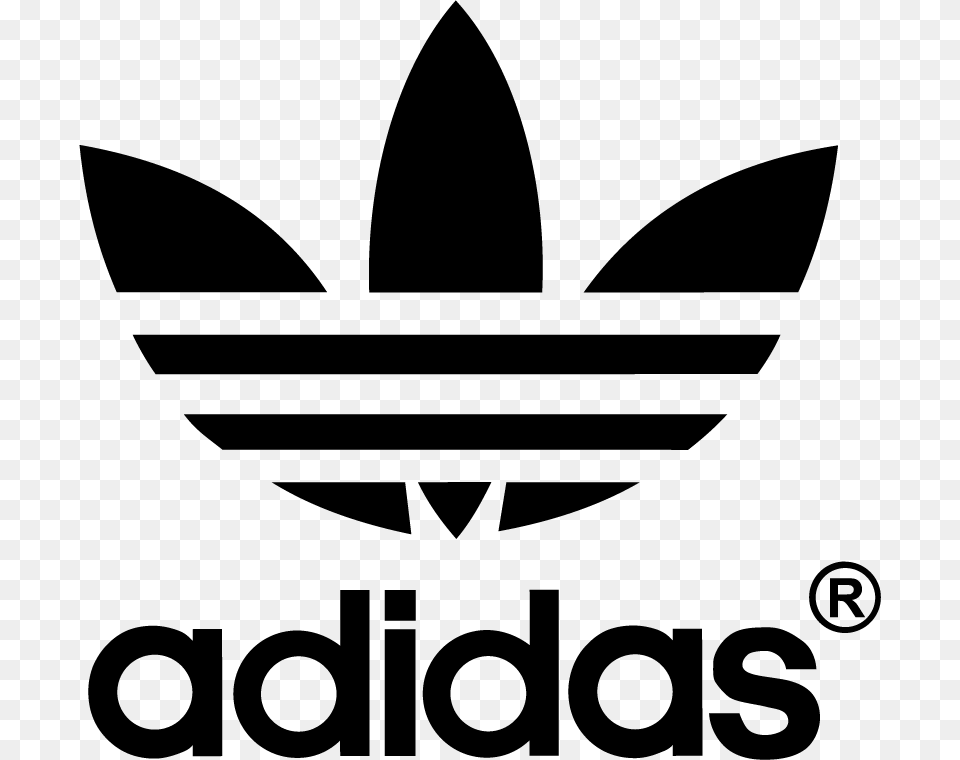 Adidas Sticker, Gray Free Png Download