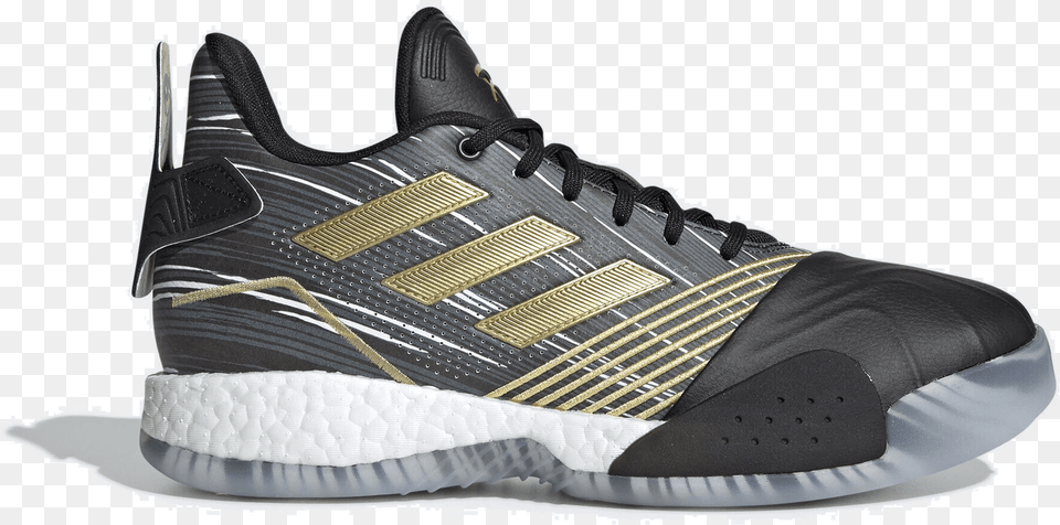 Adidas T Mac Millenium Adidas Tmac Millennium Black Gold, Clothing, Footwear, Shoe, Sneaker Png Image