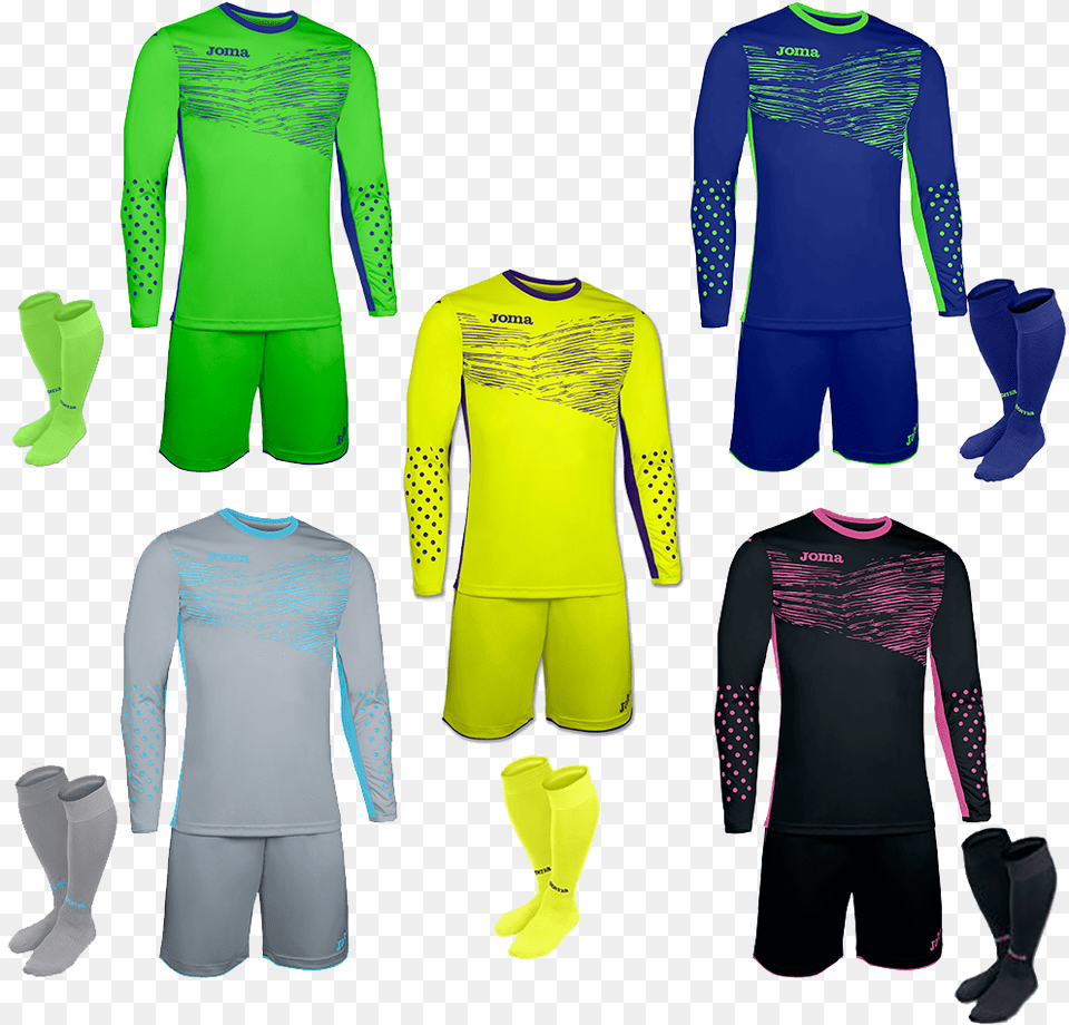 Adidas Team Uniform Sets Joma Zamora Ii Goalkeeper Kit, Clothing, Sleeve, Long Sleeve, Shirt Free Transparent Png