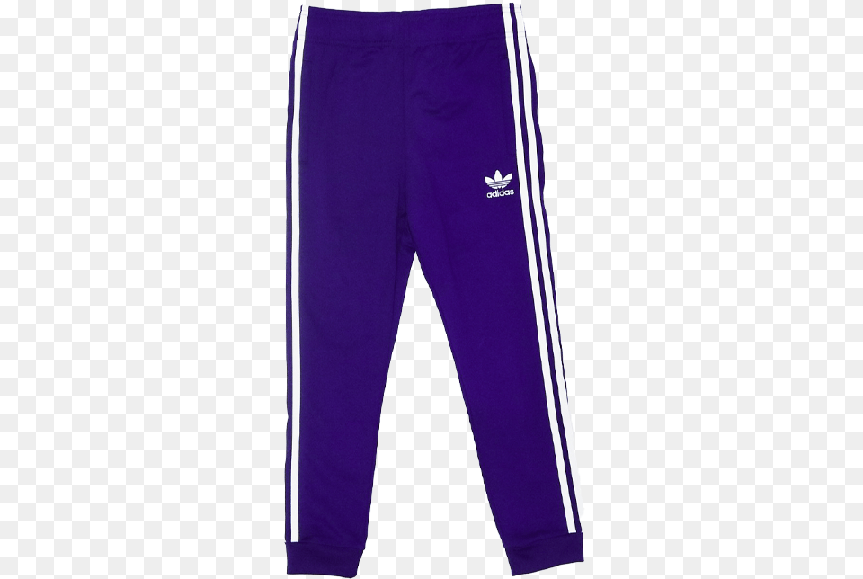 Adidas Track Pants Purple Sweatpants, Clothing, Shorts, Shirt Free Png