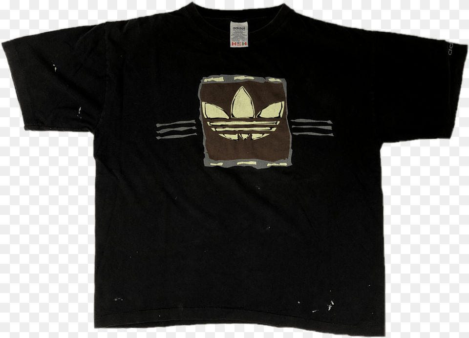 Adidas Trefoil Big Logo T Shirt Baseball Tee, Clothing, T-shirt Png Image