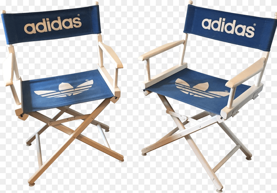 Adidas Trefoil Logo Director39s Chairs Adidas Originals, Canvas, Chair, Furniture Png