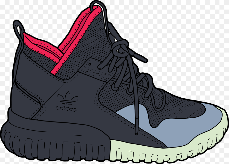 Adidas Tubular Xblink Basketball Shoe, Clothing, Footwear, Sneaker, Person Free Png