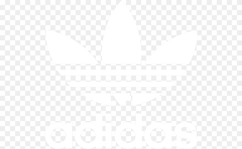 Adidas White Logo White Adidas Originals Logo, Symbol Free Png Download