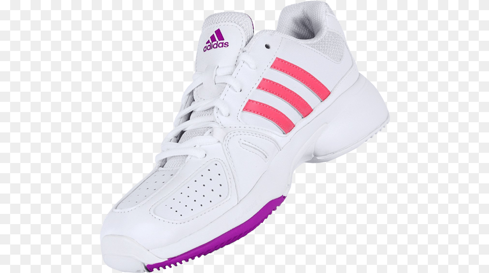 Adidas Women S Bercuda 2 Tennis Shoes White Pink Pink Tennis Shoes, Clothing, Footwear, Shoe, Sneaker Png