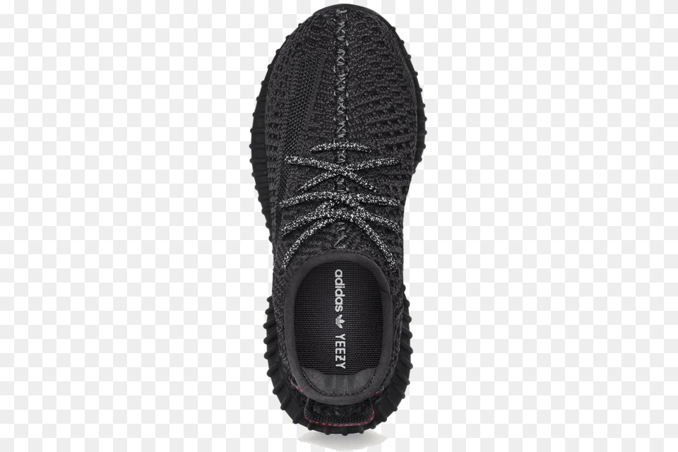 Adidas Yeezy 350 Black Non Reflective Hall Of Sneakz, Clothing, Footwear, Shoe, Sneaker Free Png Download
