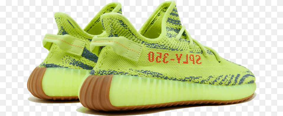 Adidas Yeezy Boost 350 V2 Semi Frozen Yeezy Boost 350 V2 Frozen Yellow, Clothing, Footwear, Shoe, Sneaker Free Png