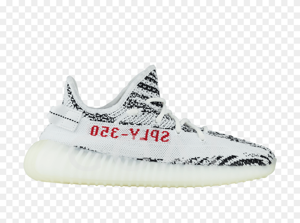 Adidas Yeezy Boost 350 Zebra Yeezy, Clothing, Footwear, Shoe, Sneaker Free Transparent Png