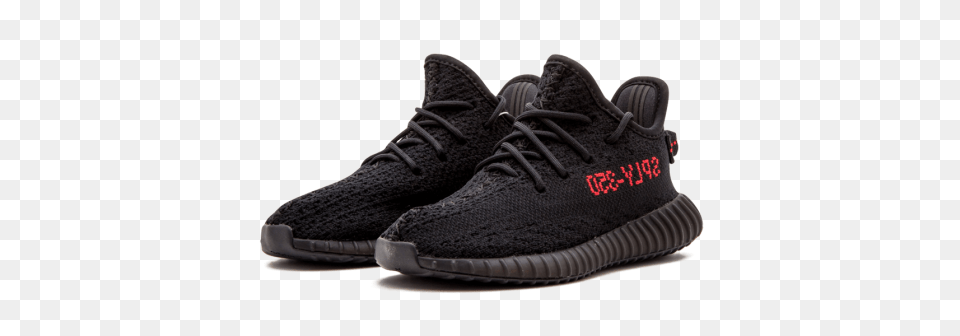 Adidas Yeezy Boost Infant Core Black Red Bred Cblack, Clothing, Footwear, Shoe, Sneaker Png