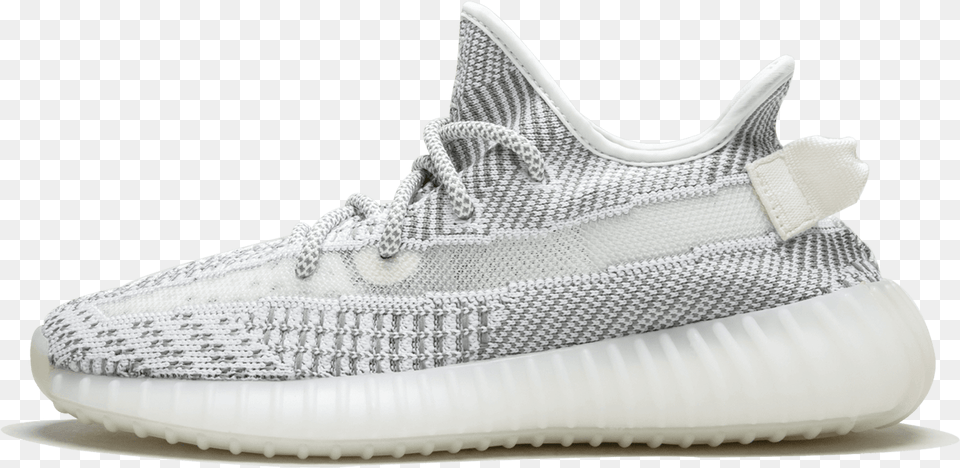 Adidas Yeezy Boost X Kanye West 350 V2 Clear Static Adidas Yeezy, Clothing, Footwear, Shoe, Sneaker Free Png Download