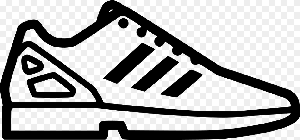 Adidas Zx Flux Adidas Foot Icon, Clothing, Sneaker, Footwear, Shoe Free Png Download