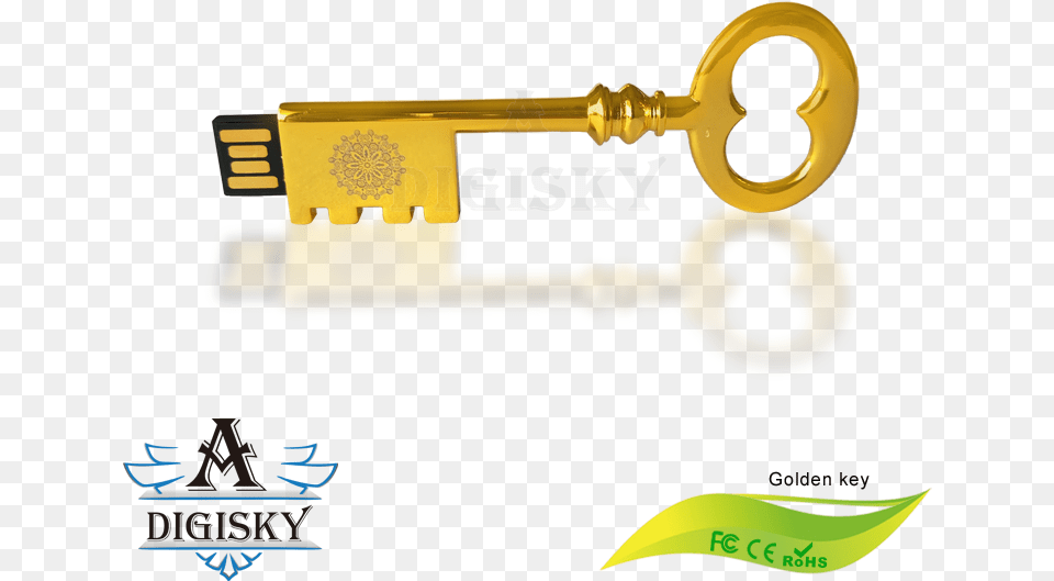 Adigisky Gold Key Udp Usb Memory Stick Usb De Elvis Presley Free Png Download