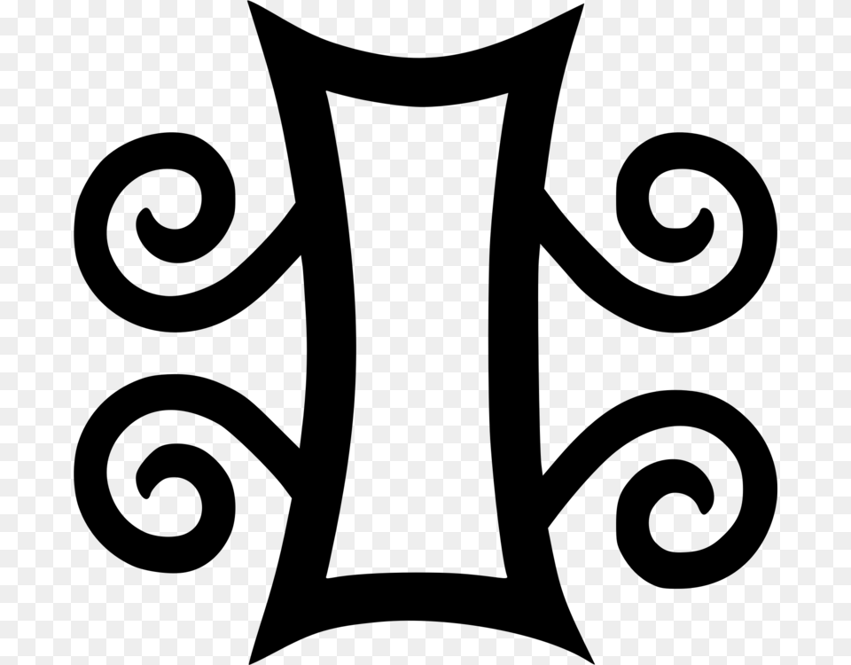 Adinkra Symbols Ghana Culture Motif, Gray Free Transparent Png