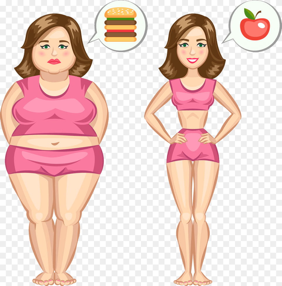 Adipose Tissue Fat Clip Fat And Slim, Adult, Shorts, Plot, Person Free Png Download