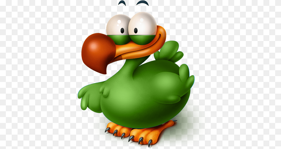 Adium Bird Icon Animated Dodo Bird Cartoon, Animal, Beak Free Png