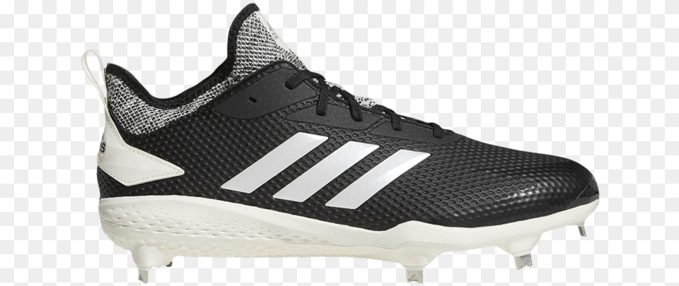 Adizero Afterburner 5 Black White Adidas Adizero Cleats Baseball Black, Clothing, Footwear, Shoe, Sneaker Free Png