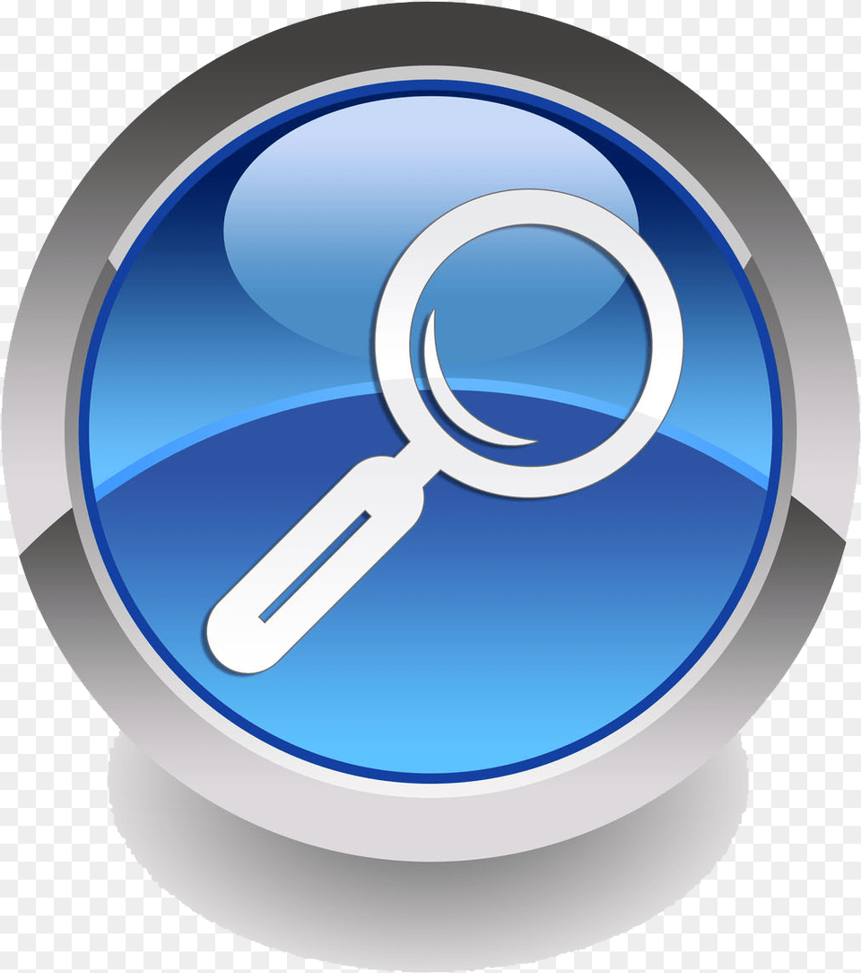 Adjust Glossy Icon In Circle, Magnifying, Disk Png