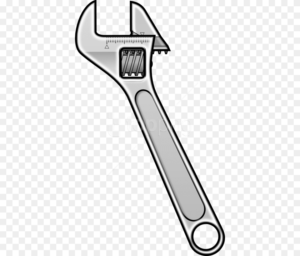 Adjustable Wrench Clip Art, Blade, Razor, Weapon Free Png Download