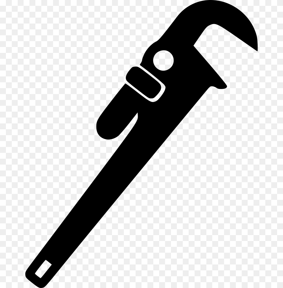 Adjustable Wrench Plumbing Masonry Tool Svg Icon Plumber Tool Clipart, Smoke Pipe Free Png