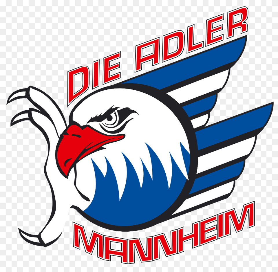 Adler Mannheim Logo, Emblem, Symbol, Animal, Fish Free Png Download