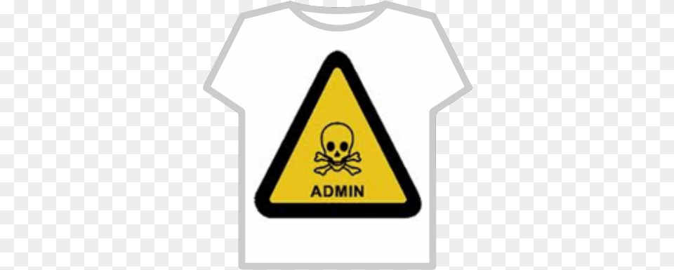 Admin Shirt T Shirt Roblox Unicornio, Clothing, T-shirt, Triangle, Sign Png