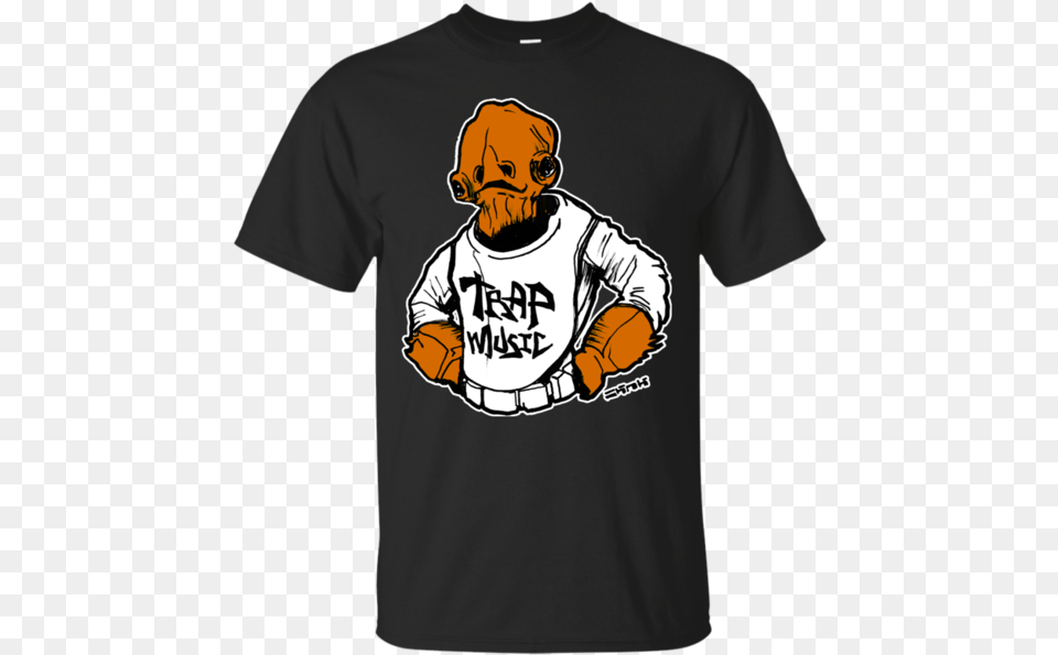 Admiral Ackbar Trap Music T Shirt Amp Hoodie Luchador Psycho Vector, Clothing, T-shirt, Adult, Male Png Image