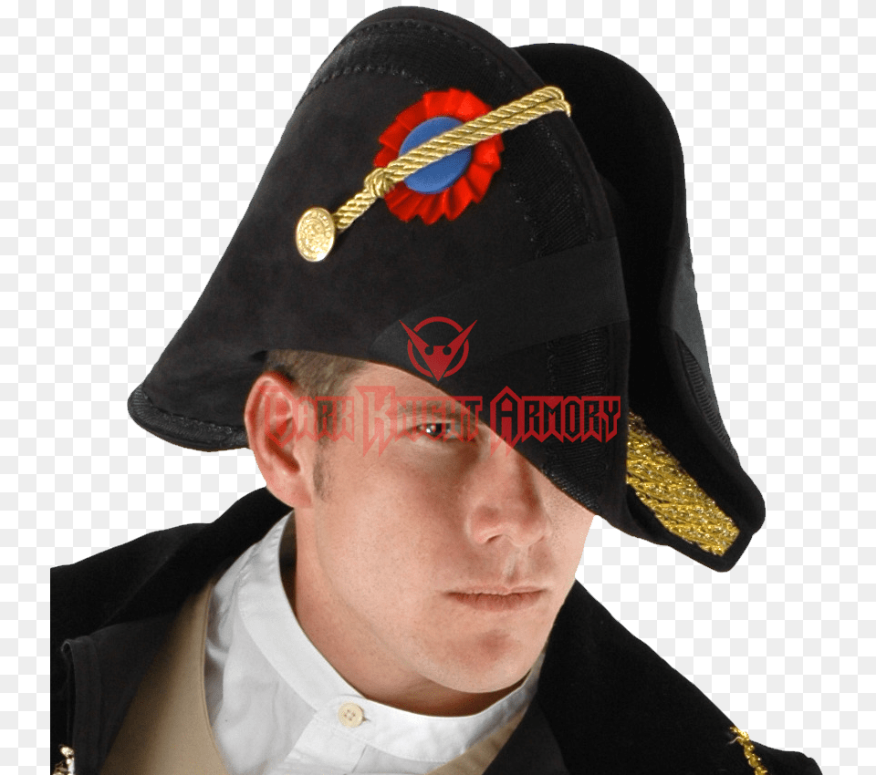 Admiral Bicorn Hat, Baseball Cap, Cap, Clothing, Man Png