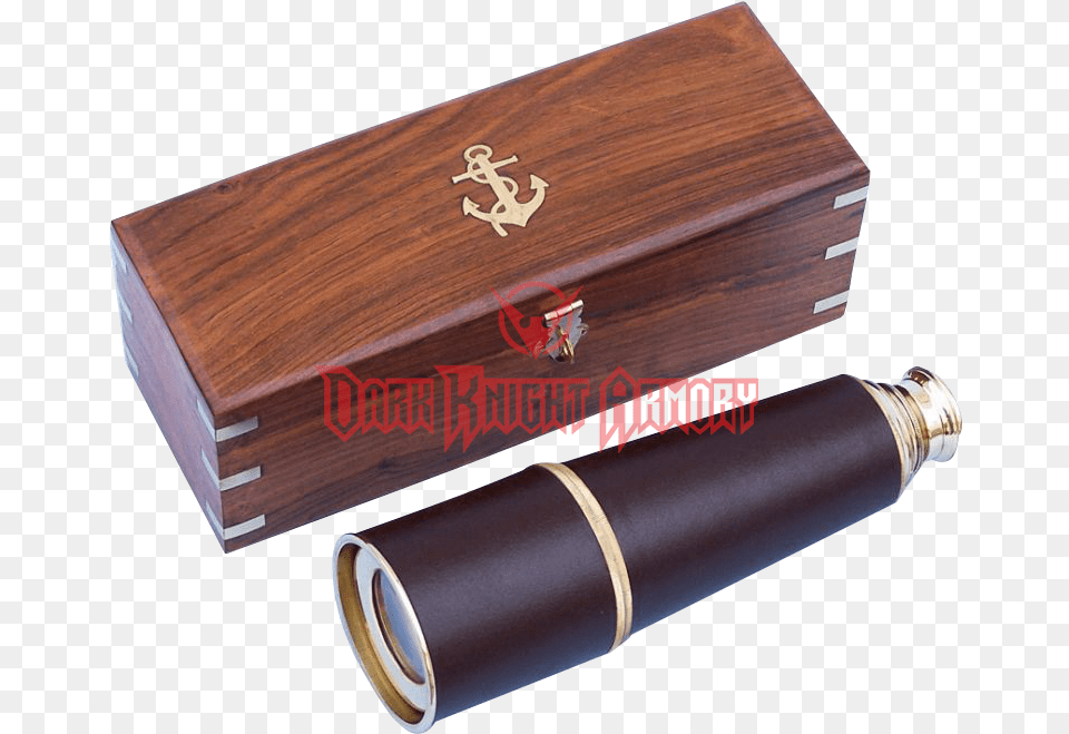 Admirals Brass And Leather Spyglass Brass, Dynamite, Weapon, Box, Mailbox Free Transparent Png