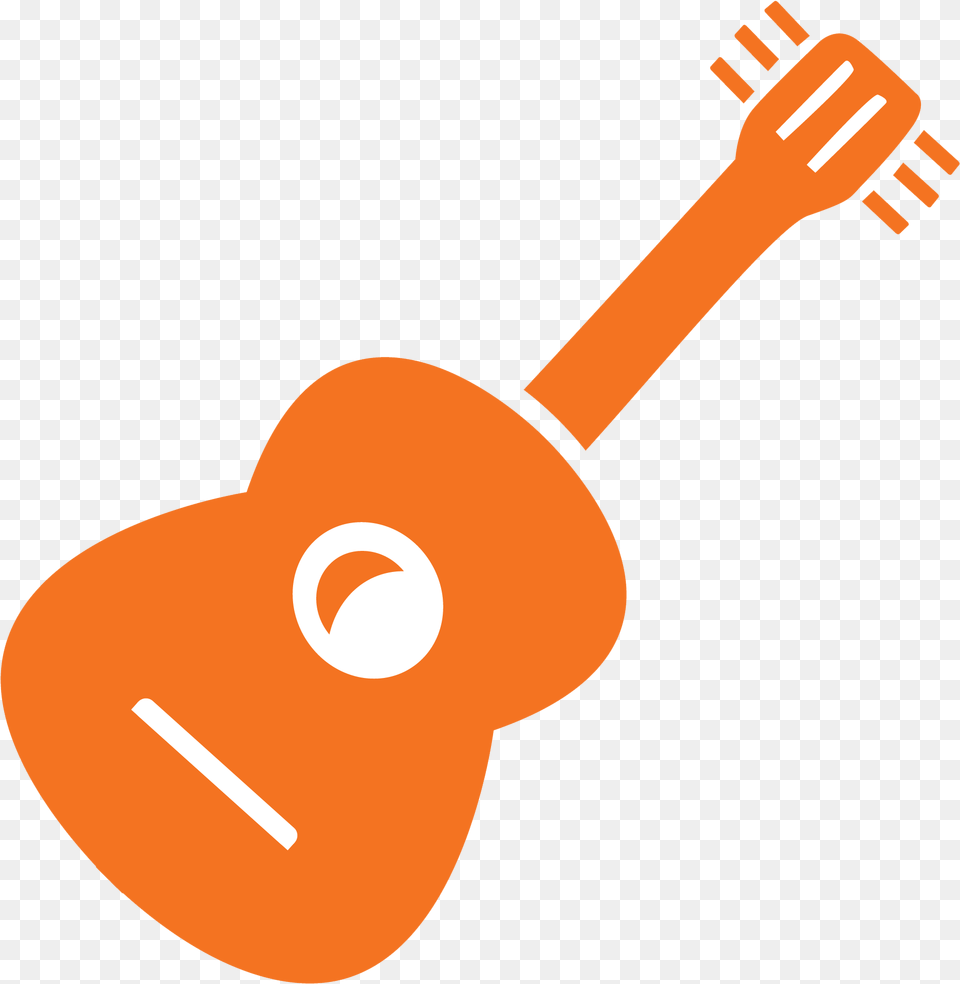 Admission Music And More At The Building For Orange Paint No Background, Guitar, Musical Instrument, Person Free Png Download