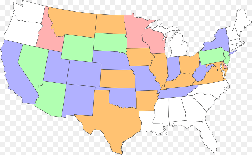 Admission Of Us States Map, Chart, Plot, Atlas, Diagram Png Image