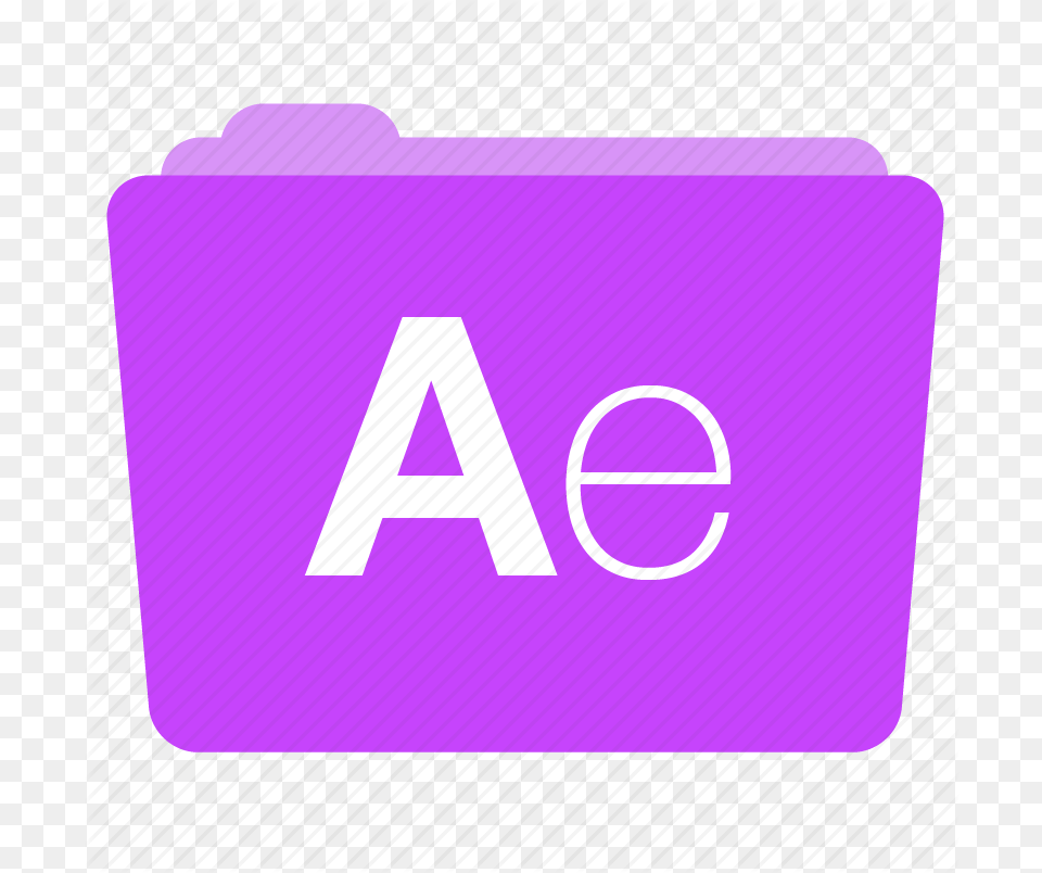Adobe Ae After Effects Icon, Purple, First Aid, File, Text Free Png Download