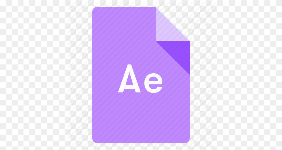 Adobe After Effects Cc Creative Files Program Icon, Purple, Text, Number, Symbol Png Image