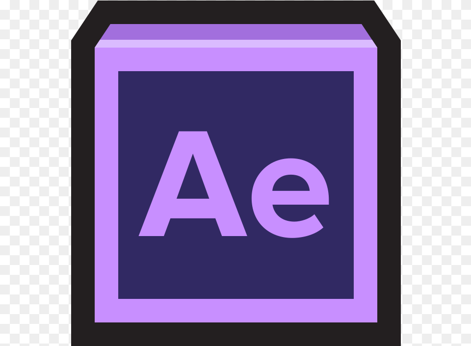 Adobe After Effects Icon Adobe Illustrator Cc 2018 Ico, Purple, Logo, Mailbox, Text Png Image