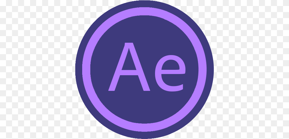 Adobe After Effects Logo 2 Image Circle, Purple, Disk Free Transparent Png