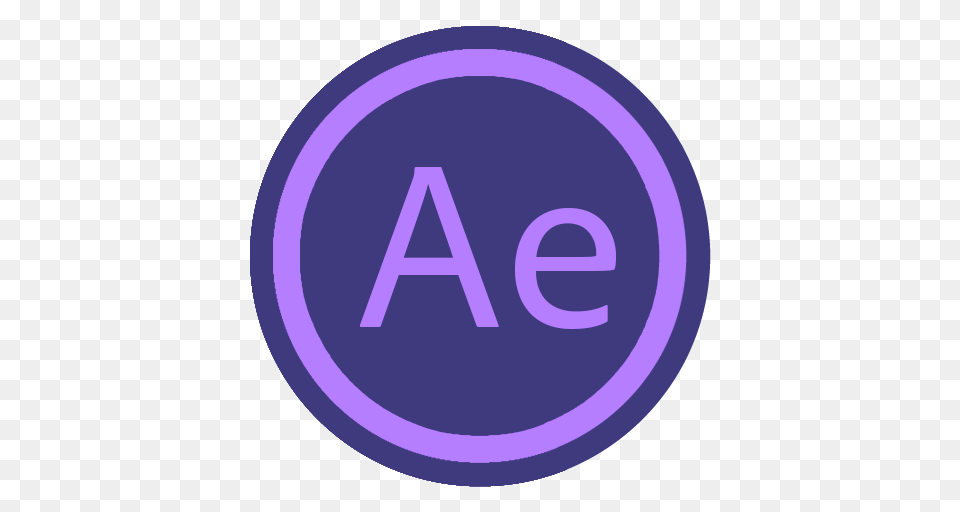 Adobe After Effects Logo Purple, Disk Png Image