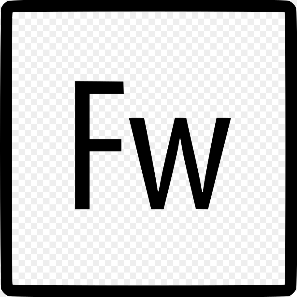 Adobe Fireworks Copyrighted Icon Download, Sign, Symbol Free Transparent Png
