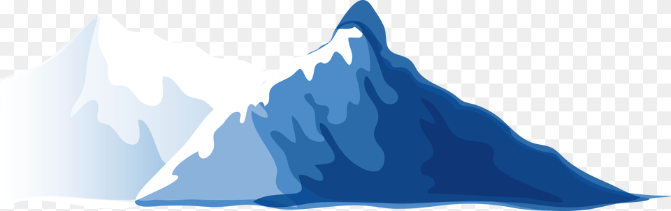 Adobe Illustrator Blue Transprent Free Download Cartoon Mountain No Background, Ice, Nature, Outdoors, Iceberg Png Image