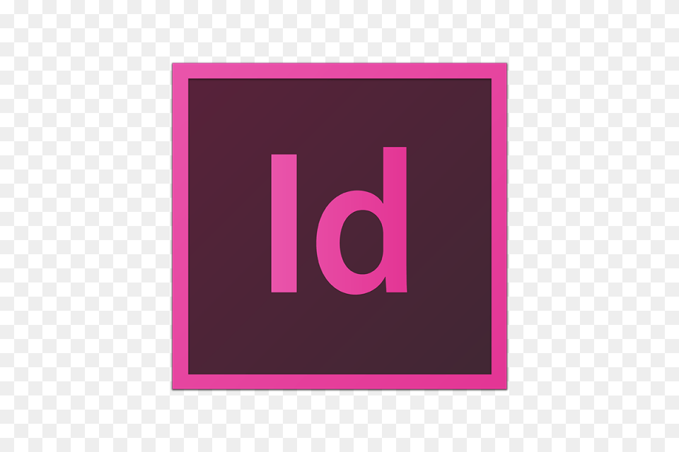 Adobe Indesign Icon Logo Template For Purple, Text Free Png Download